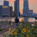 Sunset At Saigon Riverfront Park 's picture