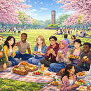 Yoyogi Park Cherry Blossom Picnic's picture