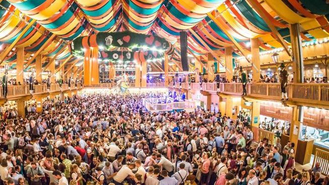 Oktoberfest Cs Attending Together Munich Bavaria Germany