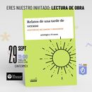 Foto de Presentación y Lectura: Relatos de una tarde de ve