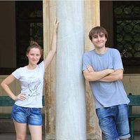 Lena and Zhenya Karsheva and Alexandrov's Photo
