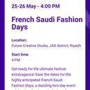 French Saudi Fashion days的照片