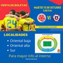 Bilder von Boletas Colombia vs Chile