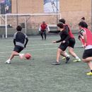 Playing soccer's picture