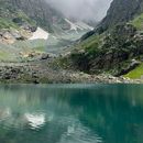 Alpine lake Serbal Lake 's picture