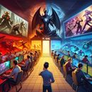 League of Legends game competition in the PC Bang's picture