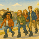 Foto de Inline skating along Tiber