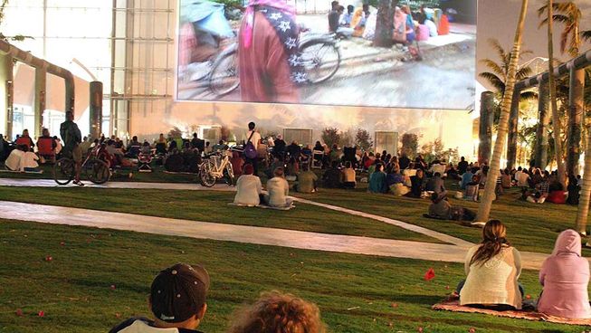 Movies In Soundscape Park Miami Beach Fl Usa Couchsurfing