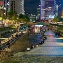 Walking along Cheonggyecheon Stream 's picture