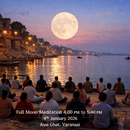 Full Moon Meditation At Assi Ghat✨💫's picture
