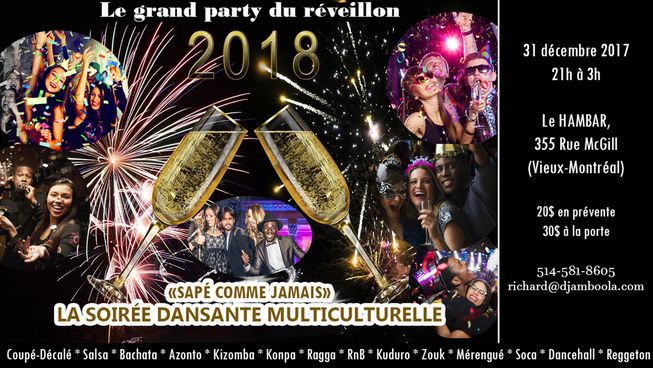 Soirée du réveillon multiethnique 'Sapé Comme Jamais'