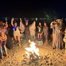 Holiday Beach Bonfire in OB with Fire Dancers!的照片