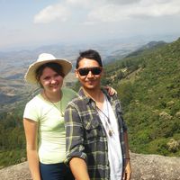 Chilenos  Sari e Edu的照片