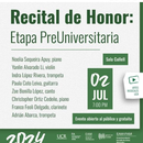 Recital de honor (Etapa preuniversitaria)'s picture